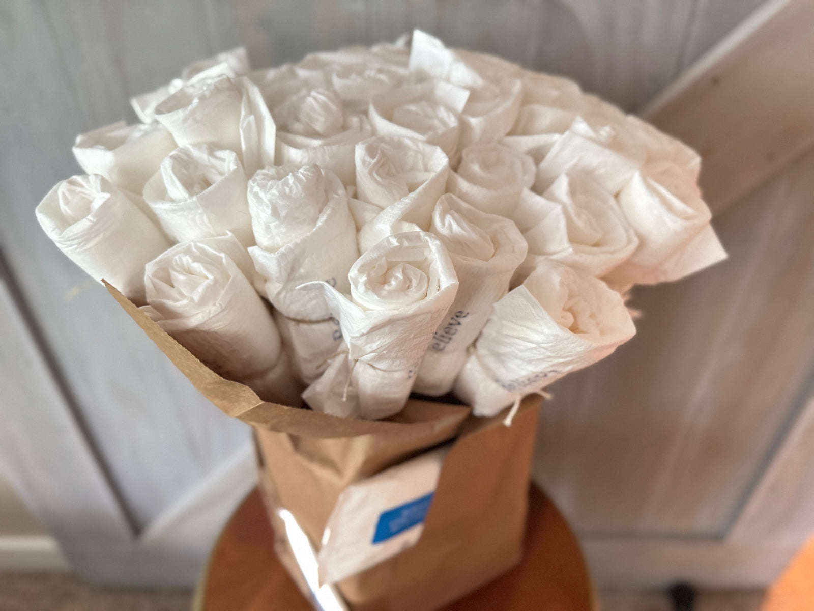 How to Make an Eco-Friendly Diaper & Wipe Bouquet for the Expecting Mom in Your Life