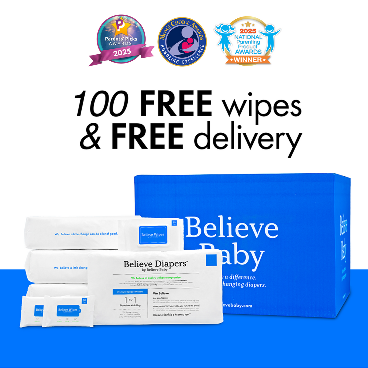 Premium Bamboo Eco-Friendly Diaper Subscription